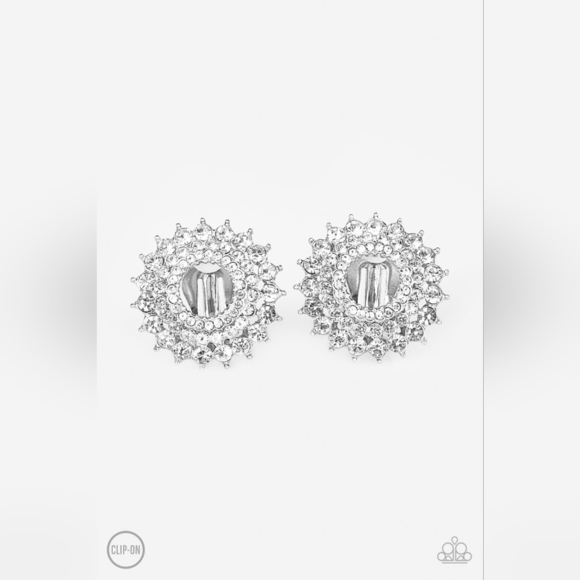 Buckingham Beauty Clip On Earrings - Picture 2 of 2